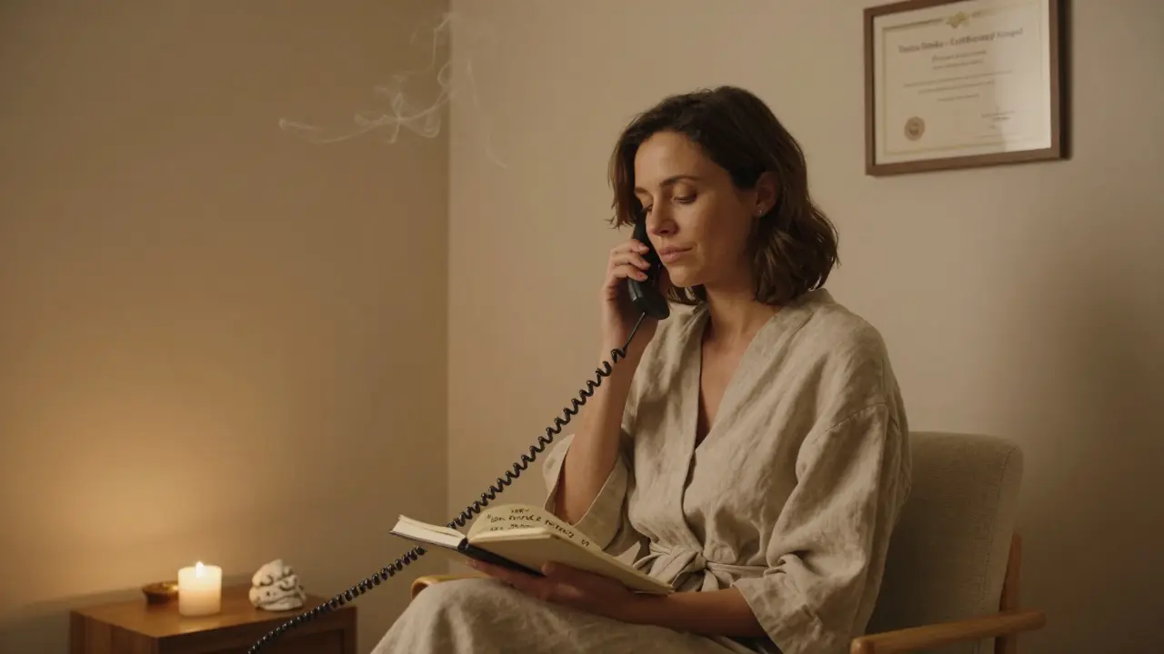 Telefonická rezervace tantrické masáže: Co říct a na co myslet