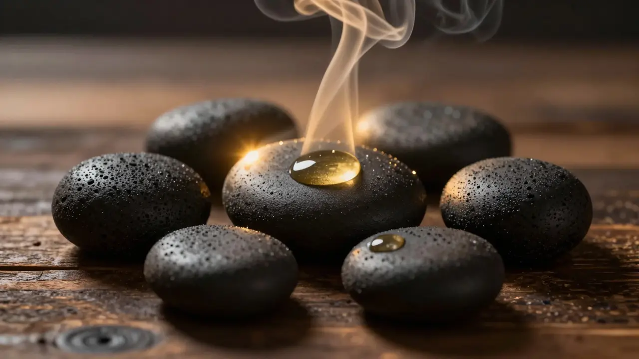 Masáž lávovými kameny v tantrickém kontextu: Účinky a průvodce